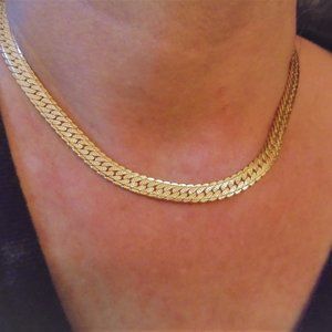 Gold tone Monet Necklace